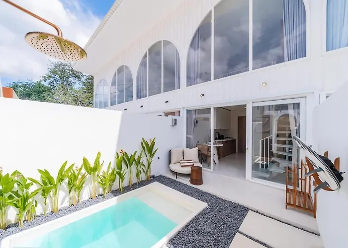 Modern Loft Private Pool Near Balangan *